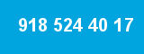 918 524 40 17 918 524 40 17